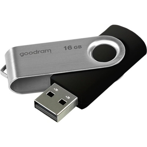 Флеш пам'ять USB 16Gb Goodram UTS2 Twister black USB2.0 - зображення 1
