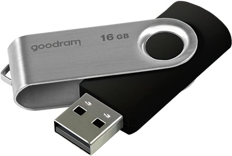 Флеш пам'ять USB 16Gb Goodram UTS2 Twister black USB2.0 - зображення 1