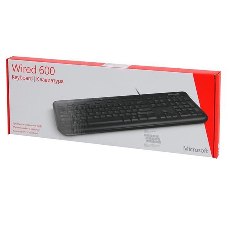Клавіатура Microsoft Wired 600 (ANB-00018) - зображення 3