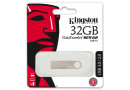 Флеш пам'ять USB 32 Gb Kingston SE9 G2 Silver metal USB 3.0 - зображення 2