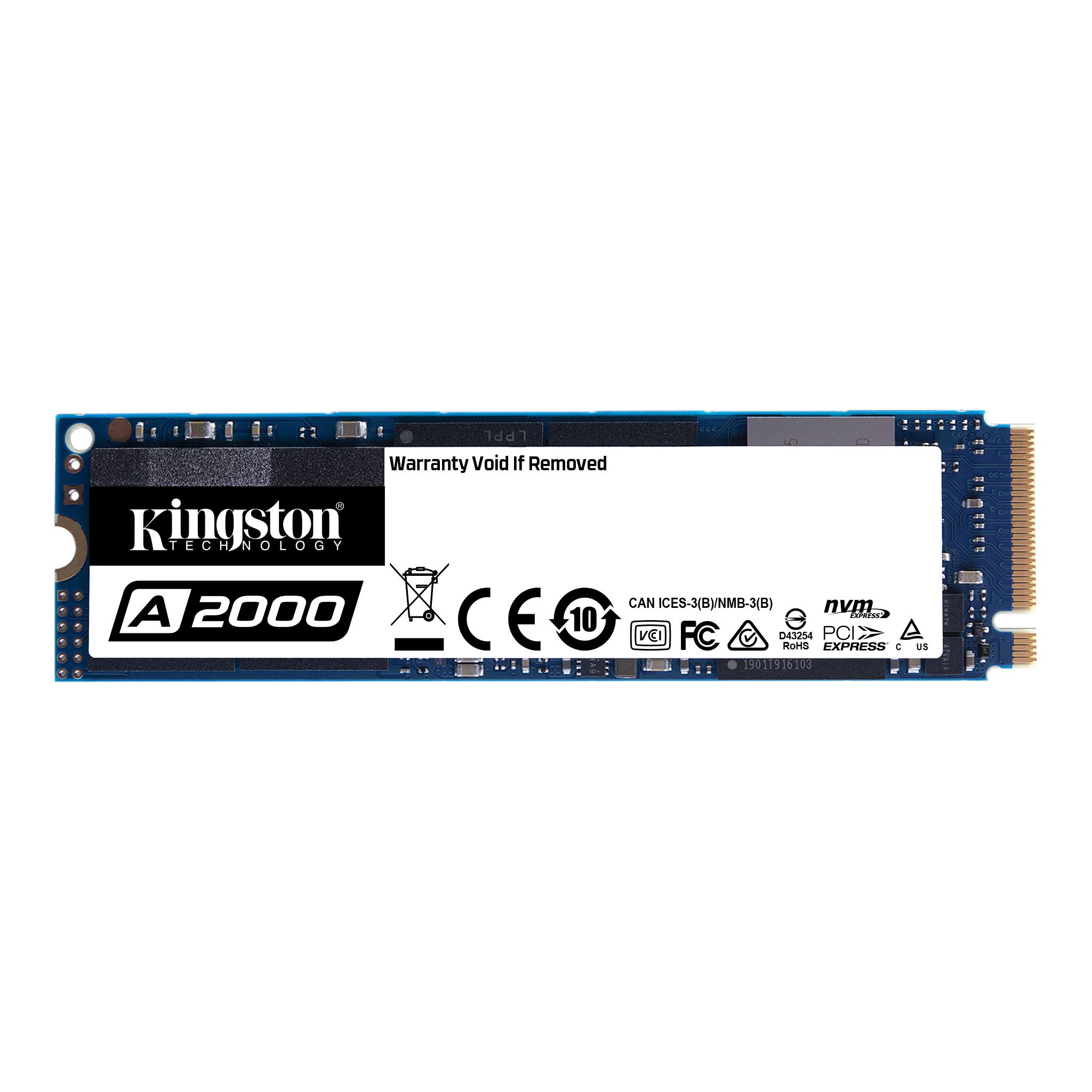 Накопичувач SSD NVMe M.2 500GB Kingston A2000 (SA2000M8\/500G) - зображення 1