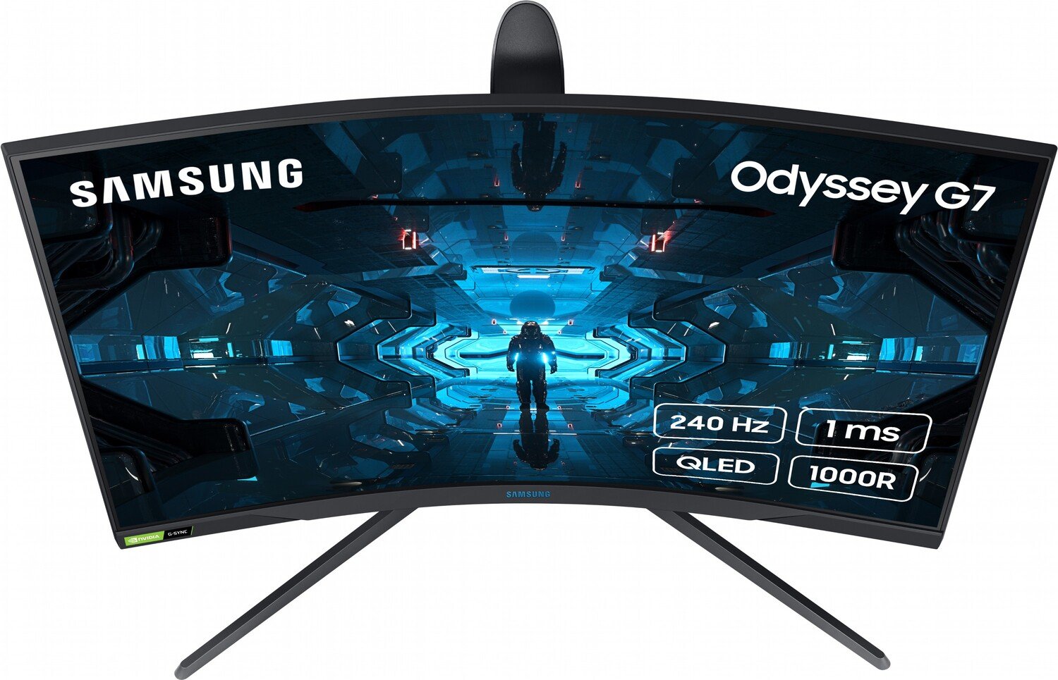 Монітор 27 Samsung Odyssey G7 (C27G75TQ) Curved - зображення 3