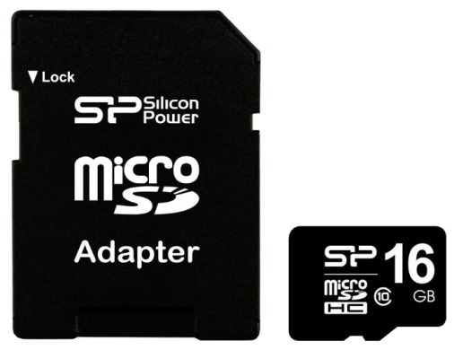 MicroSDHC 16 Gb SiliconPower class 10 UHS-I - зображення 1