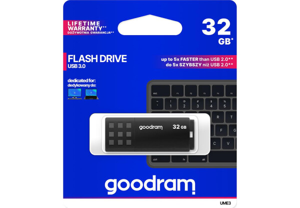 Флеш пам'ять USB 16Gb Goodram UME3 Black USB 3.0 - зображення 4