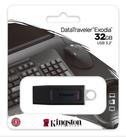 Флеш пам'ять USB 32 Gb Kingston DataTraveler Exodia USB3.2 - зображення 3
