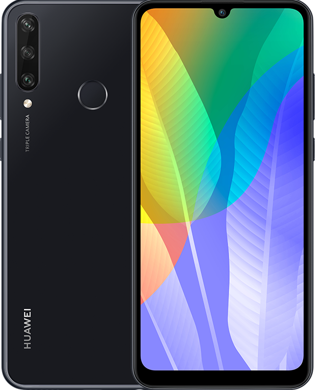 Смартфон Huawei Y6p Black - зображення 1