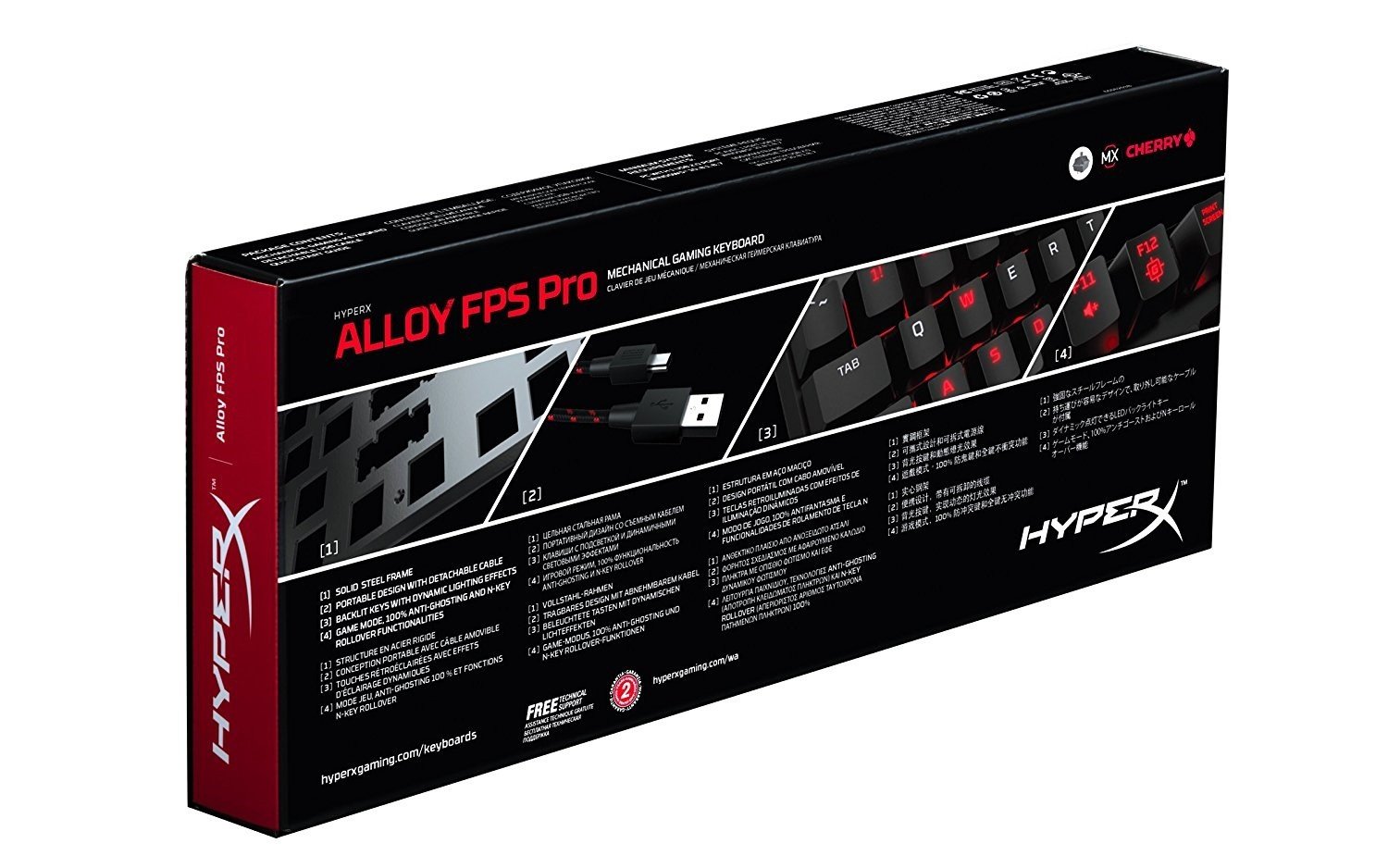 Клавіатура HyperX Alloy FPS Pro (HX-KB4RD1-RU\/R1) - зображення 3