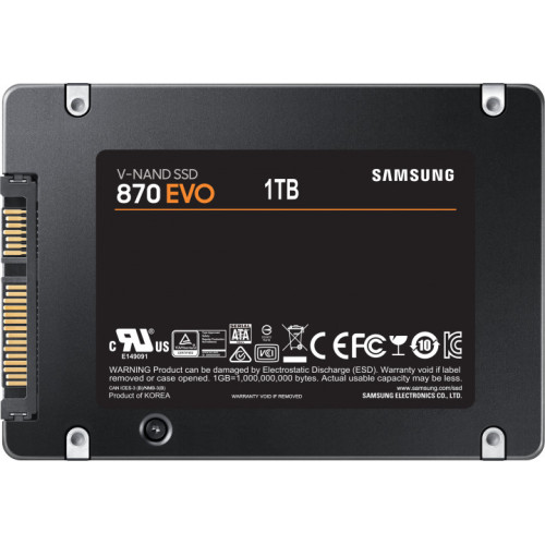 Накопичувач SSD 1TB Samsung 870 EVO (MZ-77E1T0BW) - зображення 3