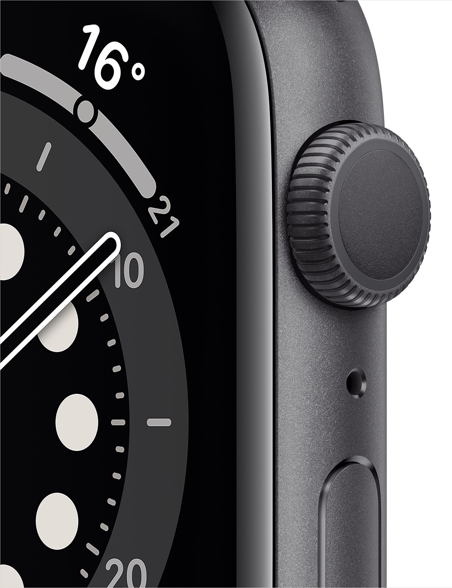 Смарт годинник Apple Watch Series 6 44mm Space Gray Aluminum Case with Black Sport Band M00H3 - зображення 6