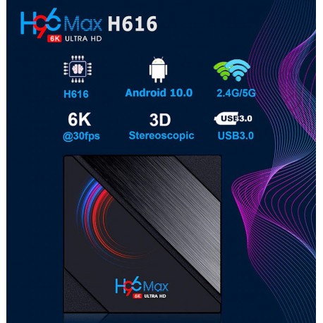 Медіаплеєр H96 MAX Android 2\/16 - зображення 4