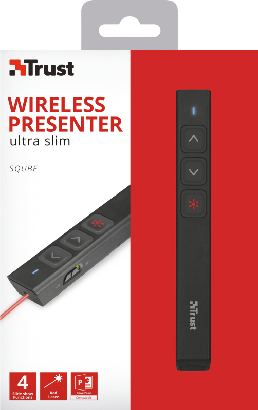 Презентер Trust Sqube Ultra-Slim Wireless Presenter - зображення 1