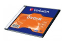 Диск DVD-R 4,7Gb 16x Verbatim Matte Silver AZO (43547-1disk) - зображення 2
