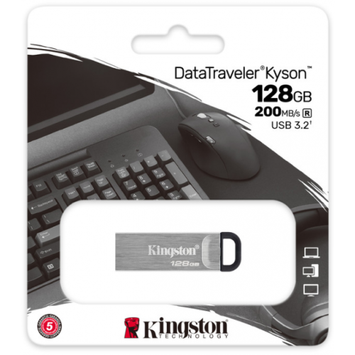 Флеш пам'ять USB 128Gb Kingston DataTraveler Kyson USB3.2 - зображення 4