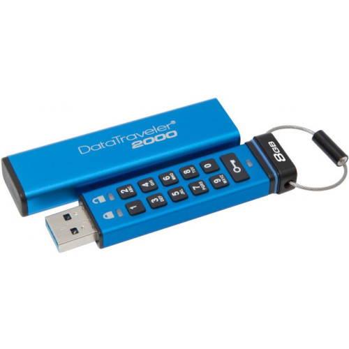 Флеш пам'ять USB 8 Gb Kingston DataTraveler 2000 USB3.1 (DT2000\/8GB) - зображення 1