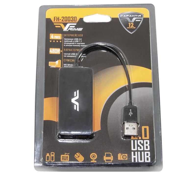 Концентратор USB 2.0 Frime FH-20030 - зображення 4