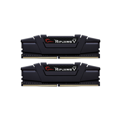 Пам'ять DDR4 RAM_64Gb (2x32Gb) 2666Mhz G.Skill Ripjaws V Black (F4-2666C18D-64GVK) - зображення 1