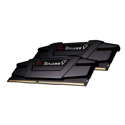 Пам'ять DDR4 RAM_64Gb (2x32Gb) 2666Mhz G.Skill Ripjaws V Black (F4-2666C18D-64GVK) - зображення 2