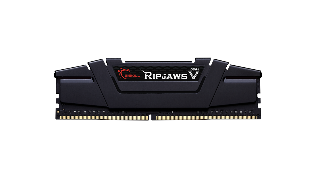 Пам'ять DDR4 RAM_64Gb (2x32Gb) 2666Mhz G.Skill Ripjaws V Black (F4-2666C18D-64GVK) - зображення 3