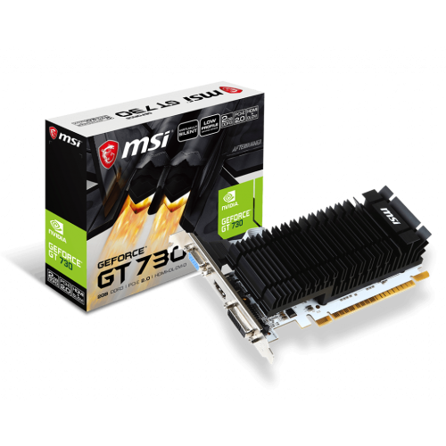 Відеокарта GeForce GT730 2Gb DDR3, MSI (N730K-2GD3H\/LP) - зображення 3