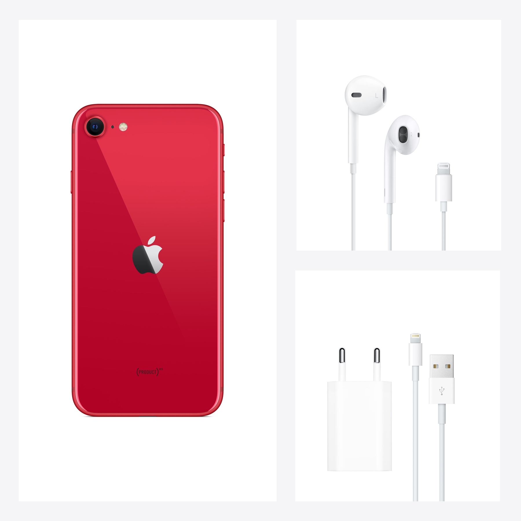 Смартфон Apple iPhone SE 64Gb Red 2020 (MHGR3) - зображення 1
