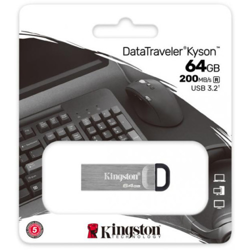 Флеш пам'ять USB 64 Gb Kingston DataTraveler Kyson USB3.2 - зображення 4