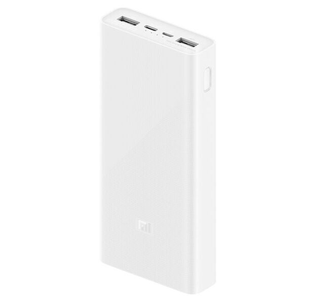 Батарея POWER BANK Xiaomi Mi Power Bank 3 20000mAh White - зображення 2