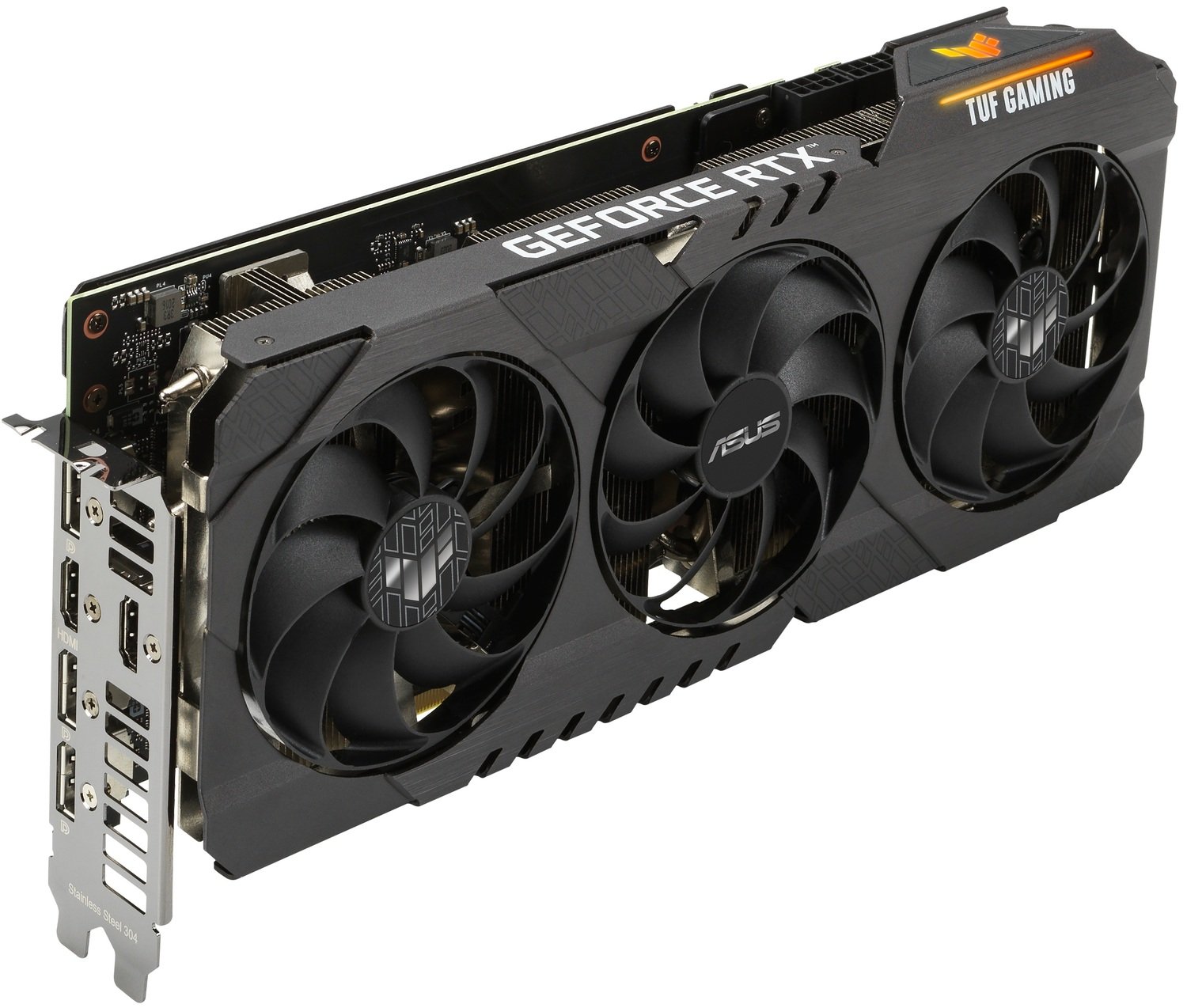 Відеокарта GeForce RTX 3070 Asus OC Edition 8GB GDDR6 (TUF-RTX3070-O8G-V2-GAMING) - зображення 3