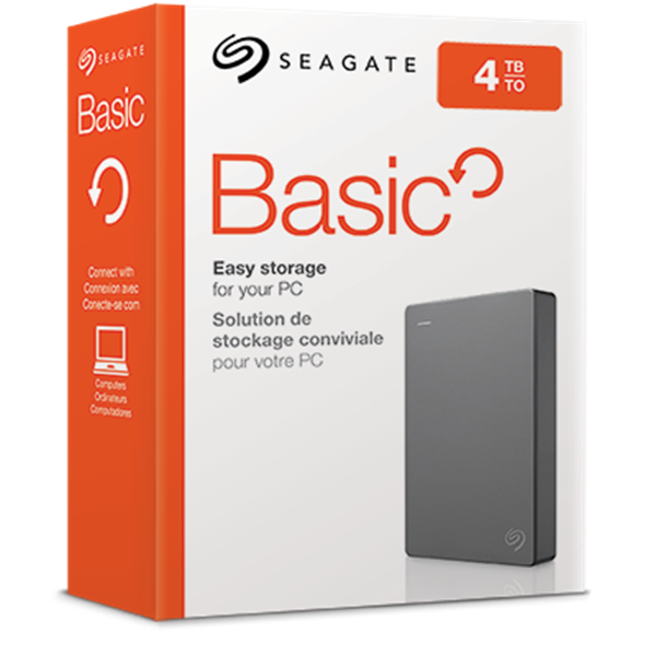 Зовнішній жорсткий диск HDD 4000Gb Seagate Basic USB3.0, 2.5 (STJL4000400) - зображення 6