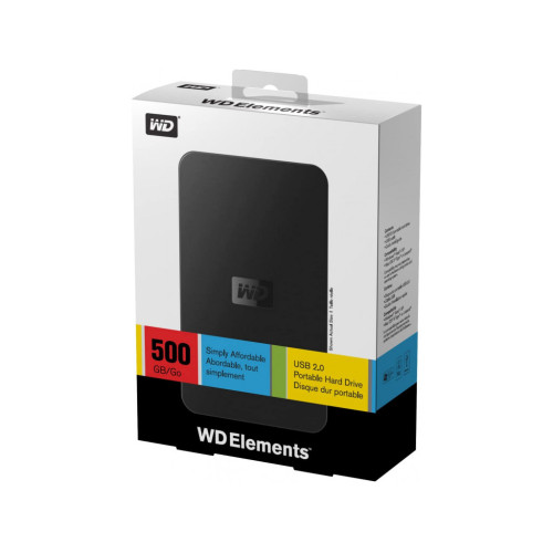 Зовнішній жорсткий диск HDD 500Gb WD 2,5 WDBAAR5000ABK-EESN - зображення 5