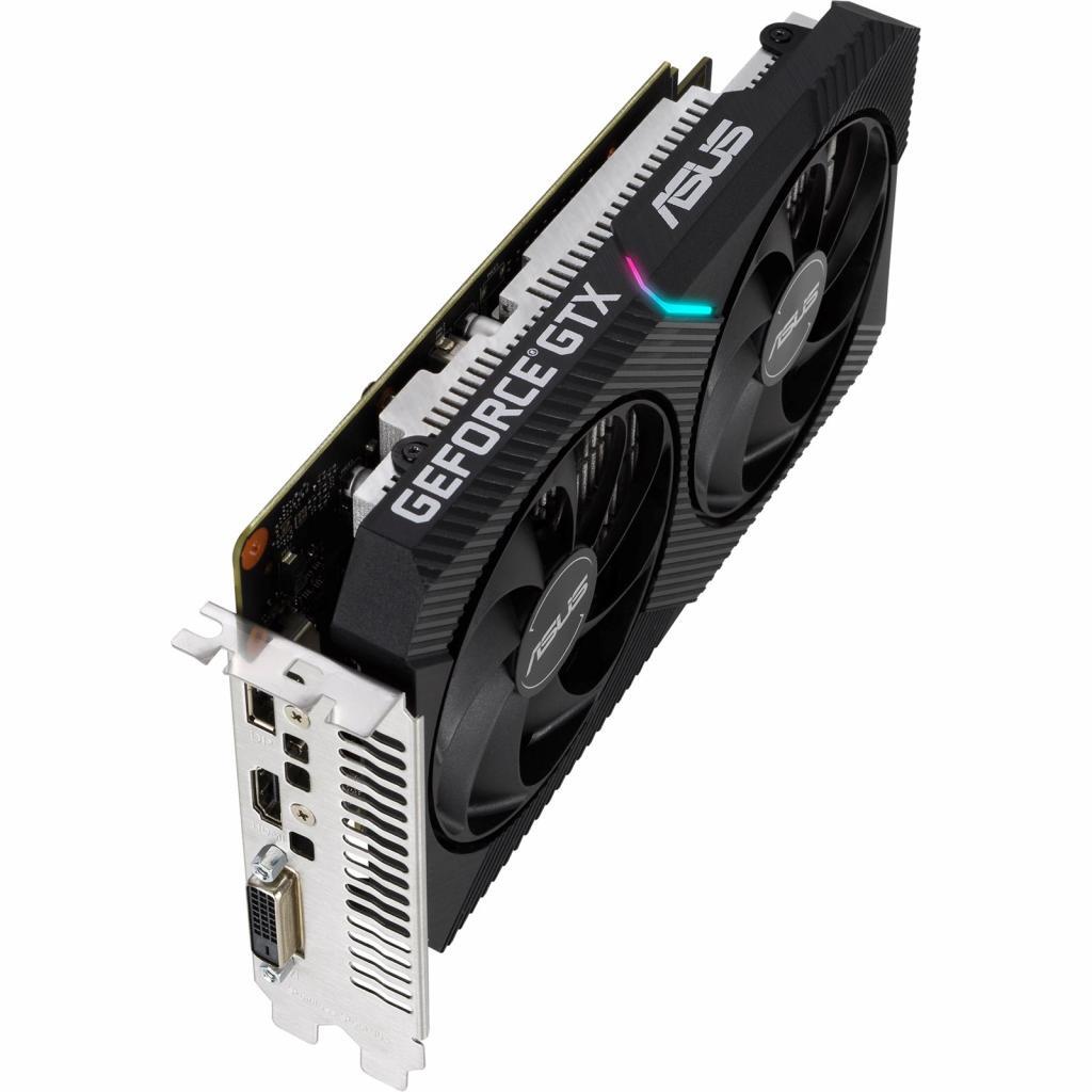 Відеокарта GeForce GTX1650 4 Gb GDDR6 Asus (DUAL-GTX1650-O4GD6-MINI) - зображення 4