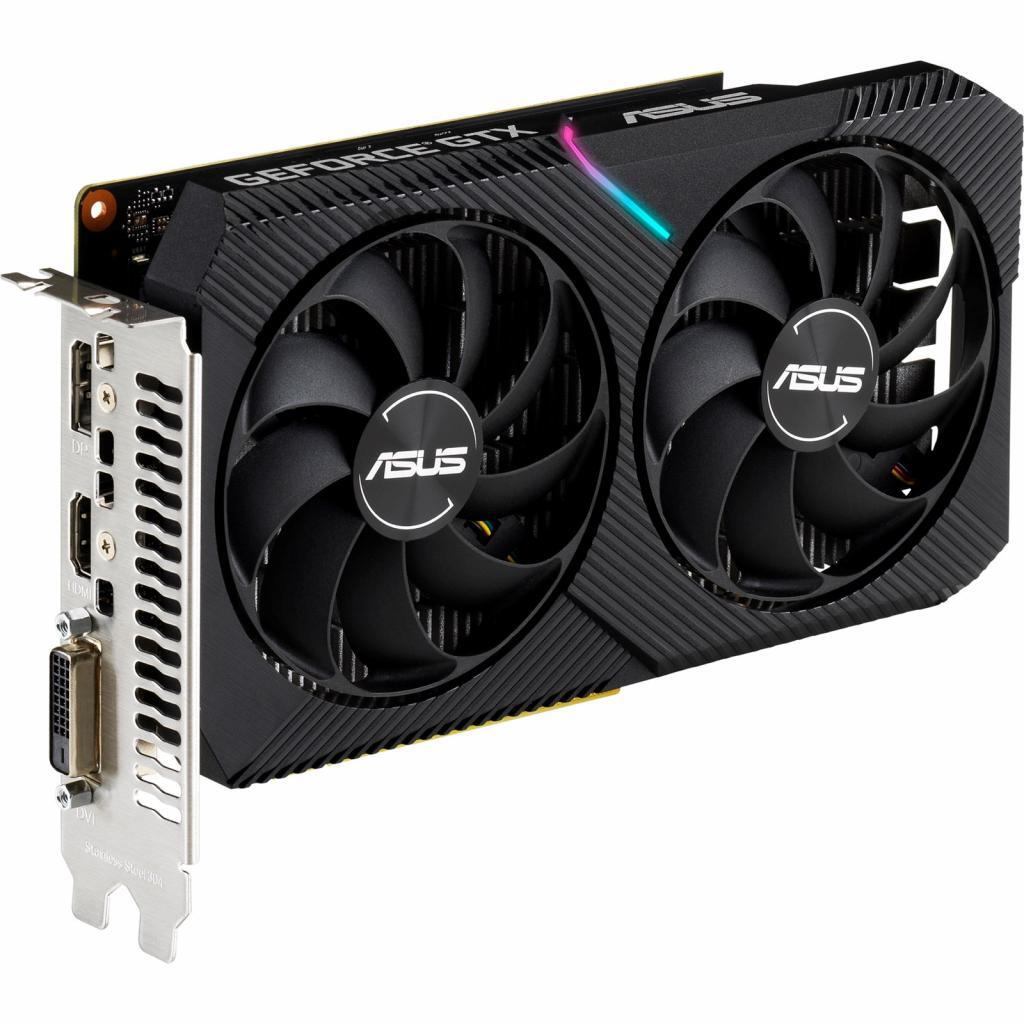 Відеокарта GeForce GTX1650 4 Gb GDDR6 Asus (DUAL-GTX1650-O4GD6-MINI) - зображення 5