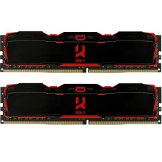 Пам'ять DDR4 RAM_16Gb (2x8Gb) 3000Mhz Goodram Iridium X Black (IR-X3000D464L16S\/16GDC) - зображення 1