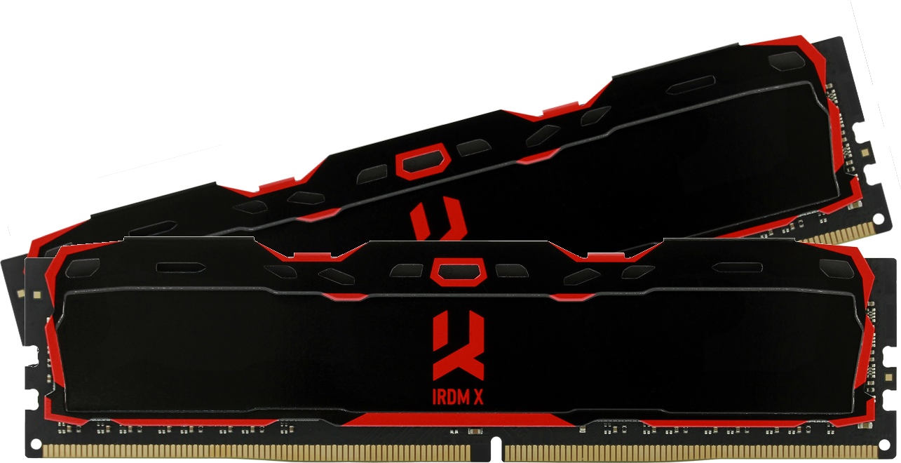Пам'ять DDR4 RAM_16Gb (2x8Gb) 3000Mhz Goodram Iridium X Black (IR-X3000D464L16S\/16GDC) - зображення 2