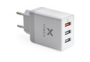 Зарядний пристрій Vinga 3 Port USB Charger QС3.0 + 2x2.4A 30W max (VCPWCHQC3) - зображення 1
