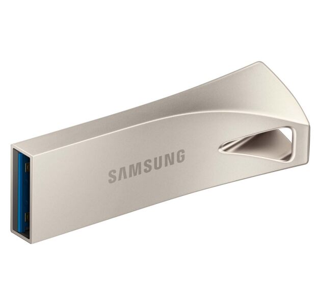 Флеш пам'ять USB 256Gb Samsung BAR Plus Champagne Silver USB3.1 - зображення 2