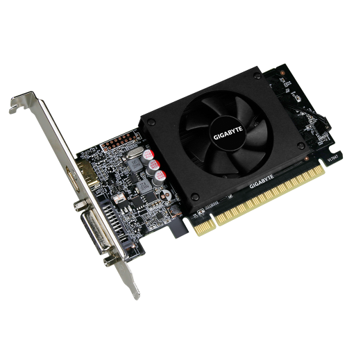Відеокарта GeForce GT710 2Gb DDR5, Gigabyte (GV-N710D5-2GL) - зображення 2