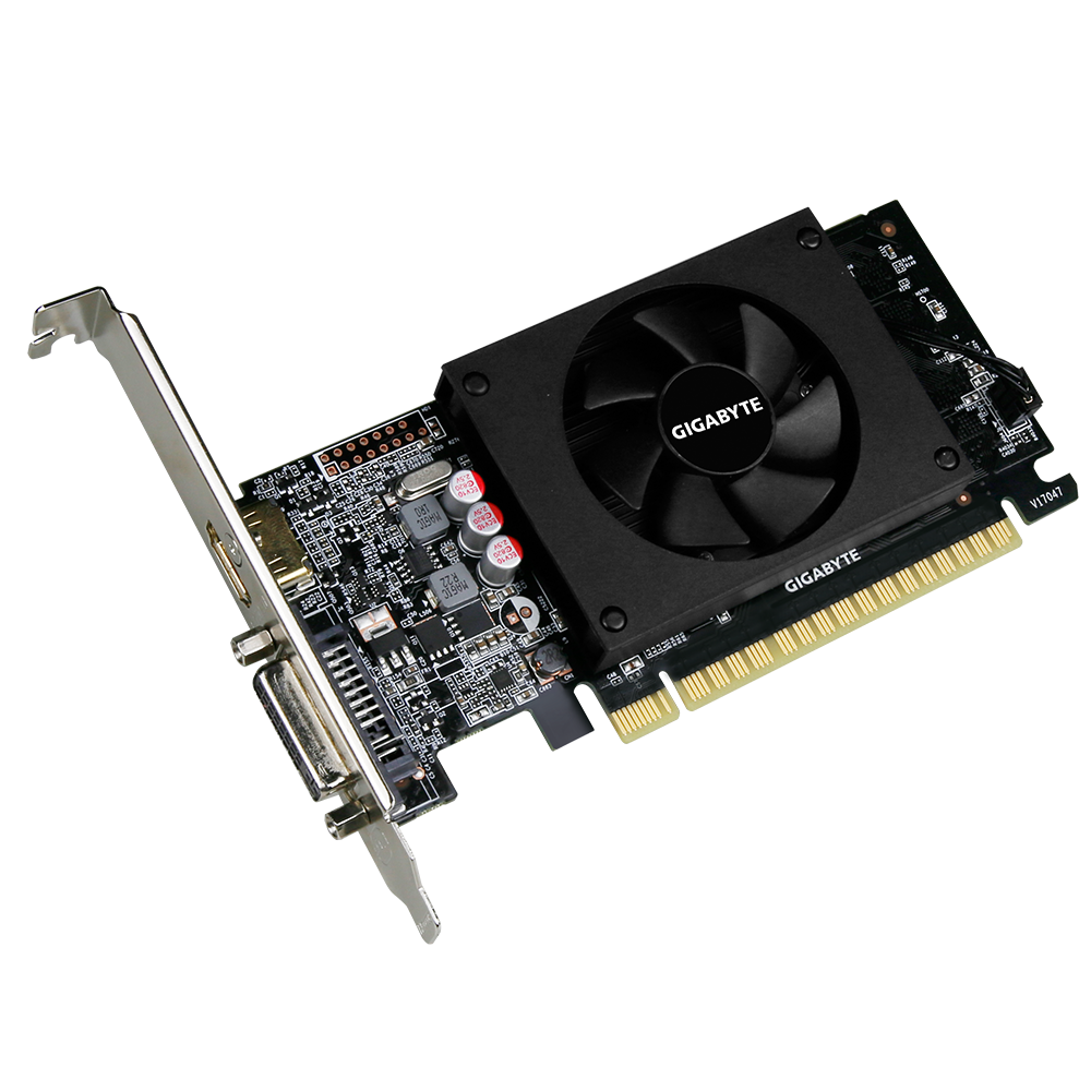 Відеокарта GeForce GT710 2Gb DDR5, Gigabyte (GV-N710D5-2GL) - зображення 2