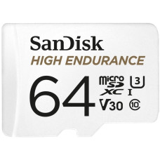 MicroSDXC 64 Gb SANDISK High Endurance UHS-I U3 V30 Class 10