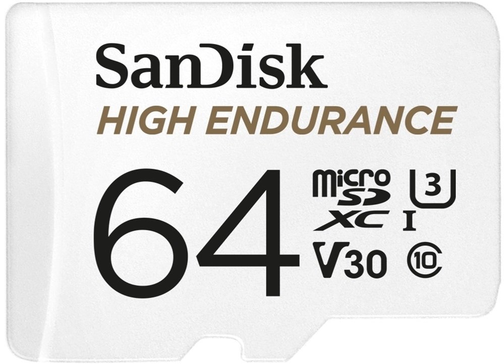 MicroSDXC 64 Gb SANDISK High Endurance UHS-I U3 V30 Class 10 - зображення 1