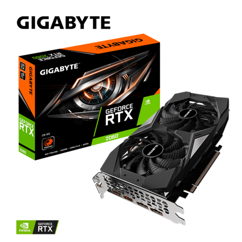 Відеокарта GeForce RTX 2060 6 Gb GDDR6 Gigabyte (GV-N2060D6-6GD) - зображення 1