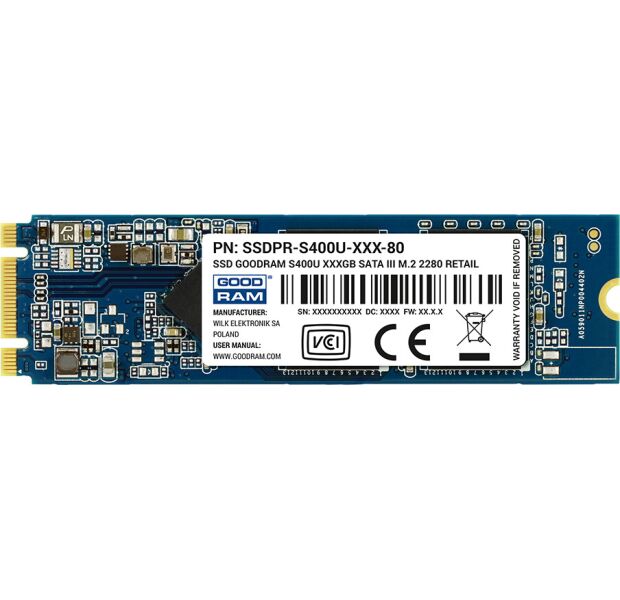 Накопичувач SSD M.2 240GB Goodram S400u (SSDPR-S400U-240-80) - зображення 1