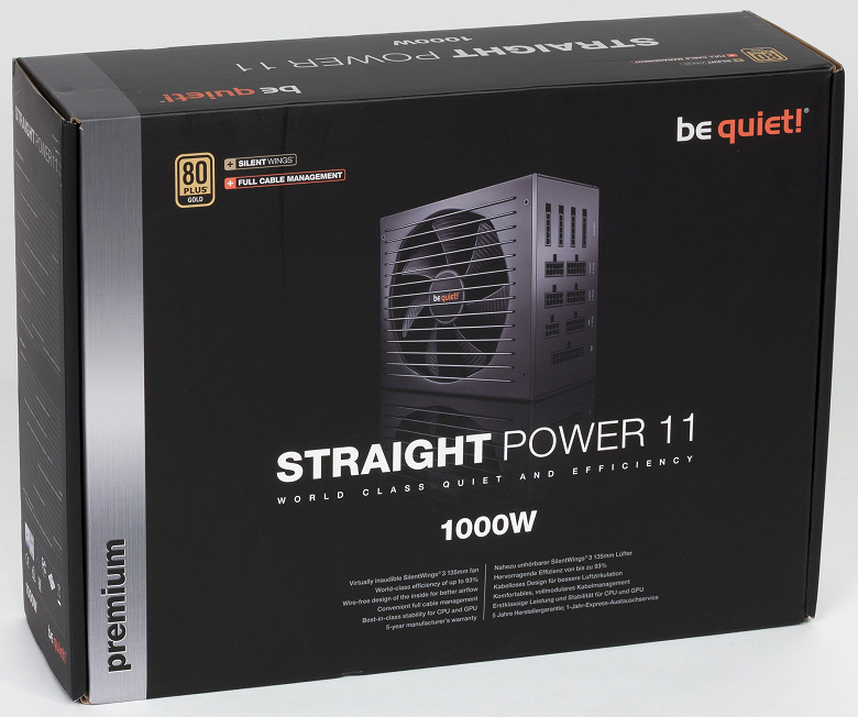 БЖ 1000Вт Be Quiet Straight Power 11 (BN285) - зображення 9