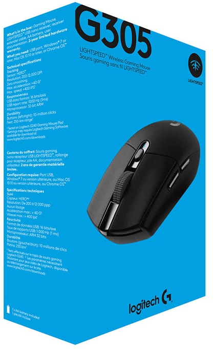 Мишка Logitech G305 Lightspeed Black (910-005282) - зображення 8