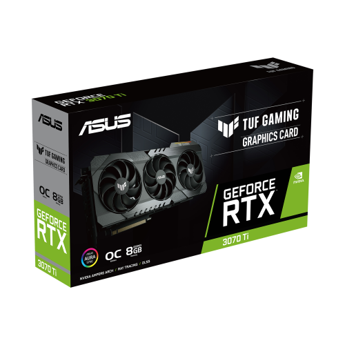 Відеокарта GeForce RTX 3070 Ti 8GB GDDR6X Asus OC Edition (TUF-RTX3070TI-O8G-GAMING) - зображення 7