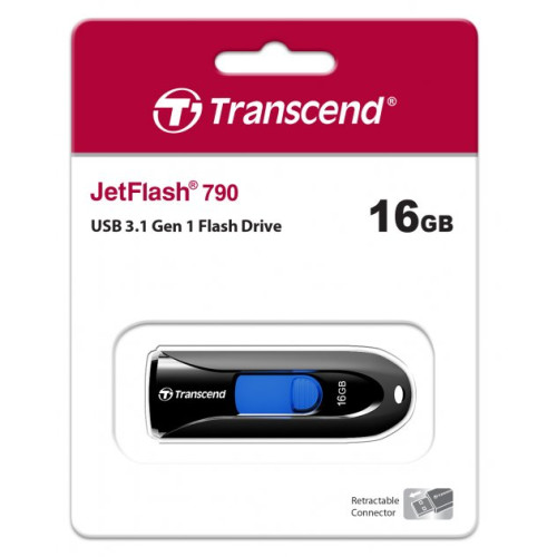 Флеш пам'ять USB 16Gb Transcend JetFlash 790 USB 3.0 - зображення 5