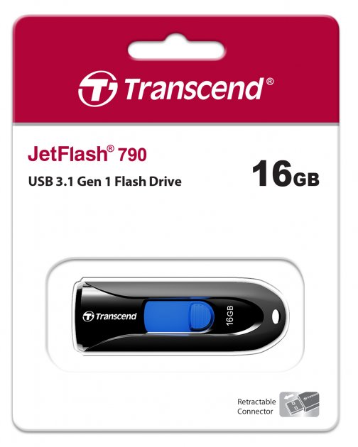 Флеш пам'ять USB 16Gb Transcend JetFlash 790 USB 3.0 - зображення 5