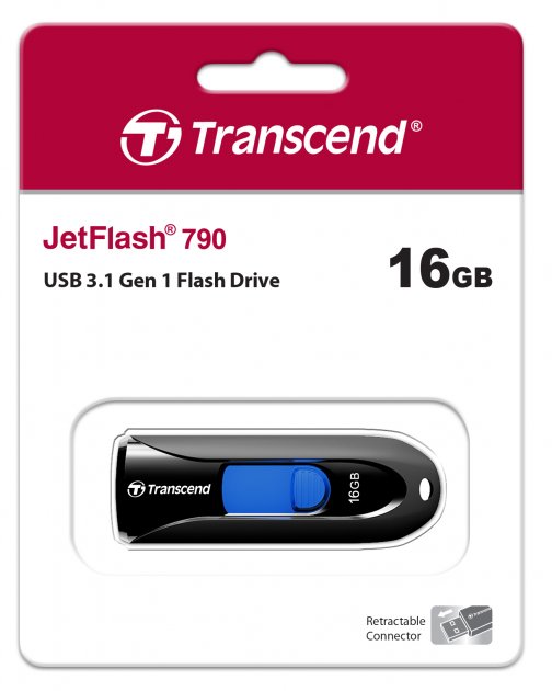 Флеш пам'ять USB 16Gb Transcend JetFlash 790 USB 3.0 - зображення 6