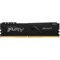 Пам'ять DDR4 RAM 8Gb (1x8Gb) 3200Mhz Kingston Fury Beast Black (KF432C16BB/8)