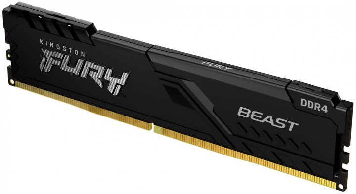 Пам'ять DDR4 RAM 8Gb (1x8Gb) 3200Mhz Kingston Fury Beast Black (KF432C16BB\/8) - зображення 2