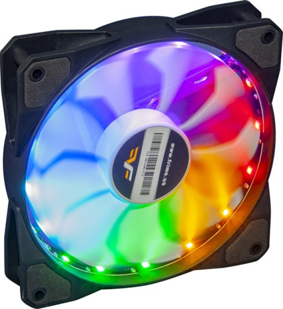 Вентилятор для корпусів 120 мм Frime Iris LED Fan 16LED Multicolor2 (FLF-HB120MLT216) - зображення 1